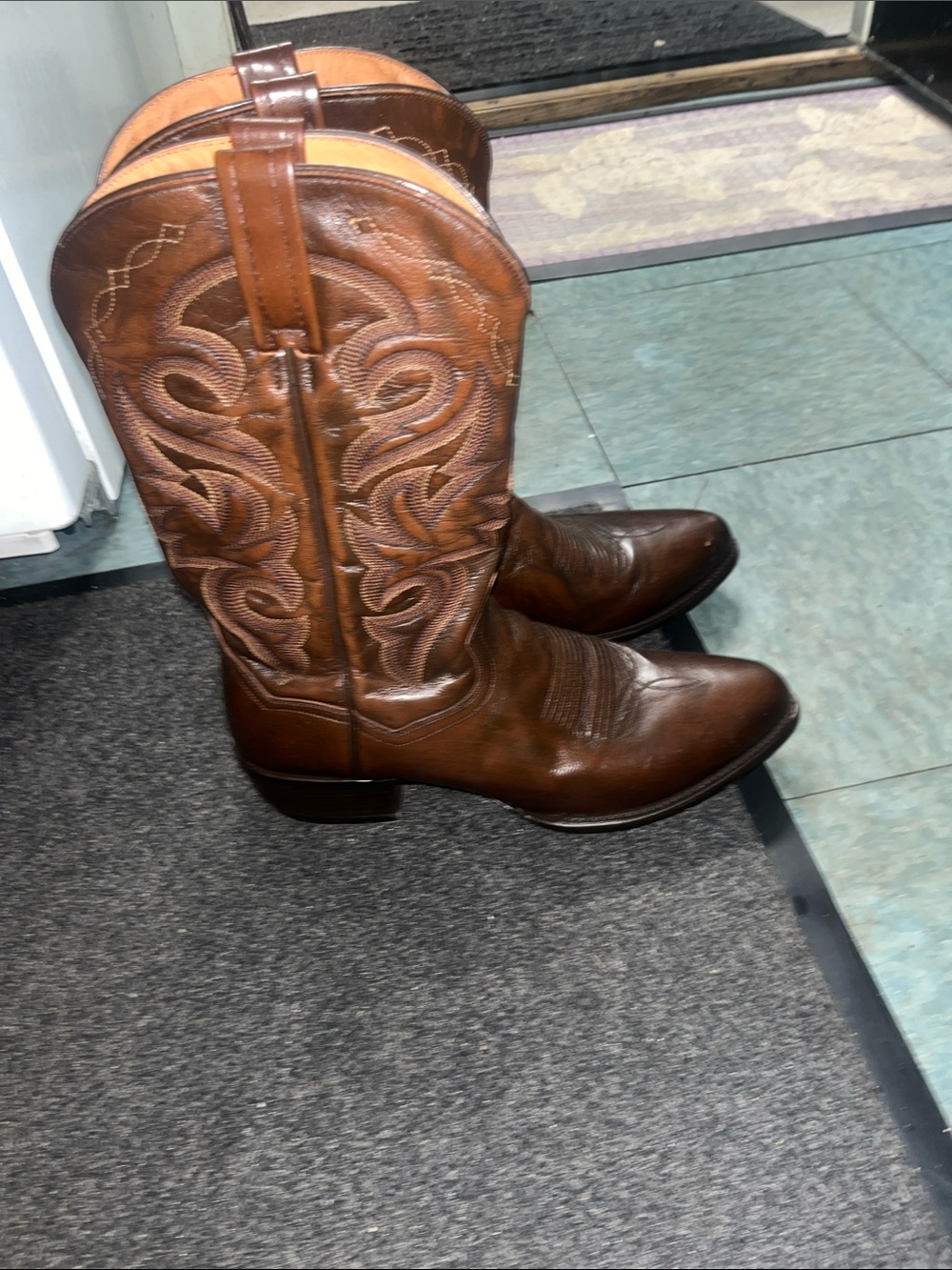 Dan Post Brown Leather boots 12 men’s